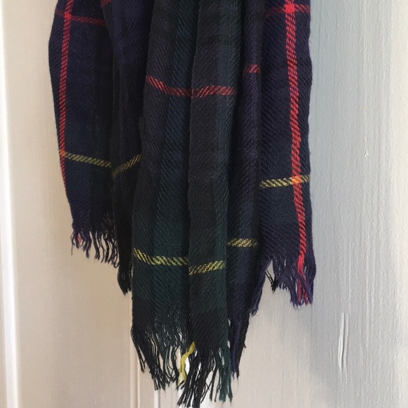 Plaid Pashmina Scarf - Picture 3 of 3